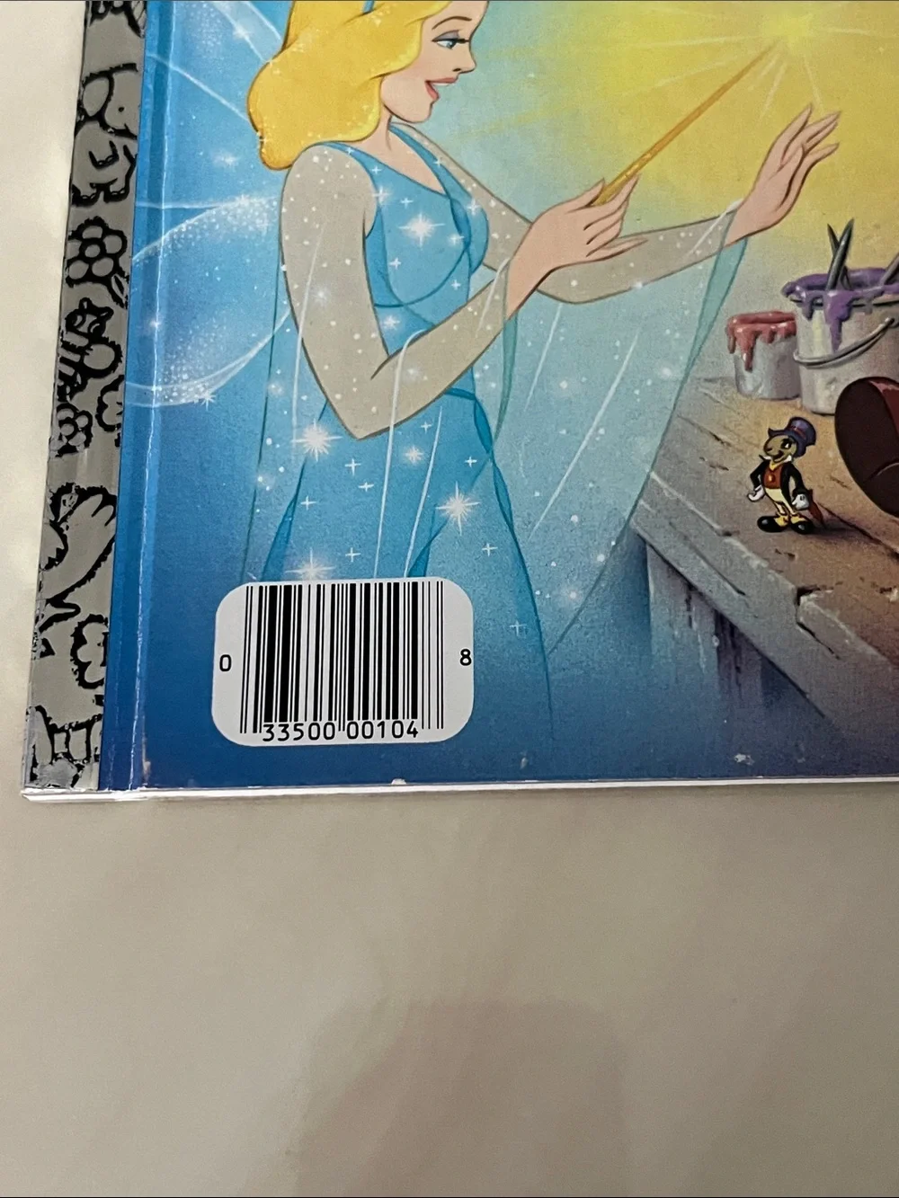 Vintage 1990s Disney Pinocchio Little Golden Book Original 1995 Store Receipt